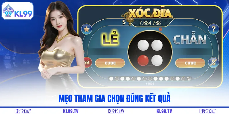 Mẹo tham gia chọn đúng kết quả