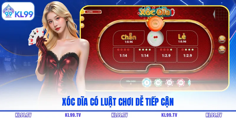Xóc dĩa có luật chơi dễ tiếp cận